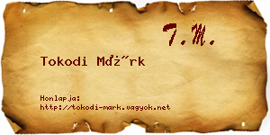 Tokodi Márk névjegykártya